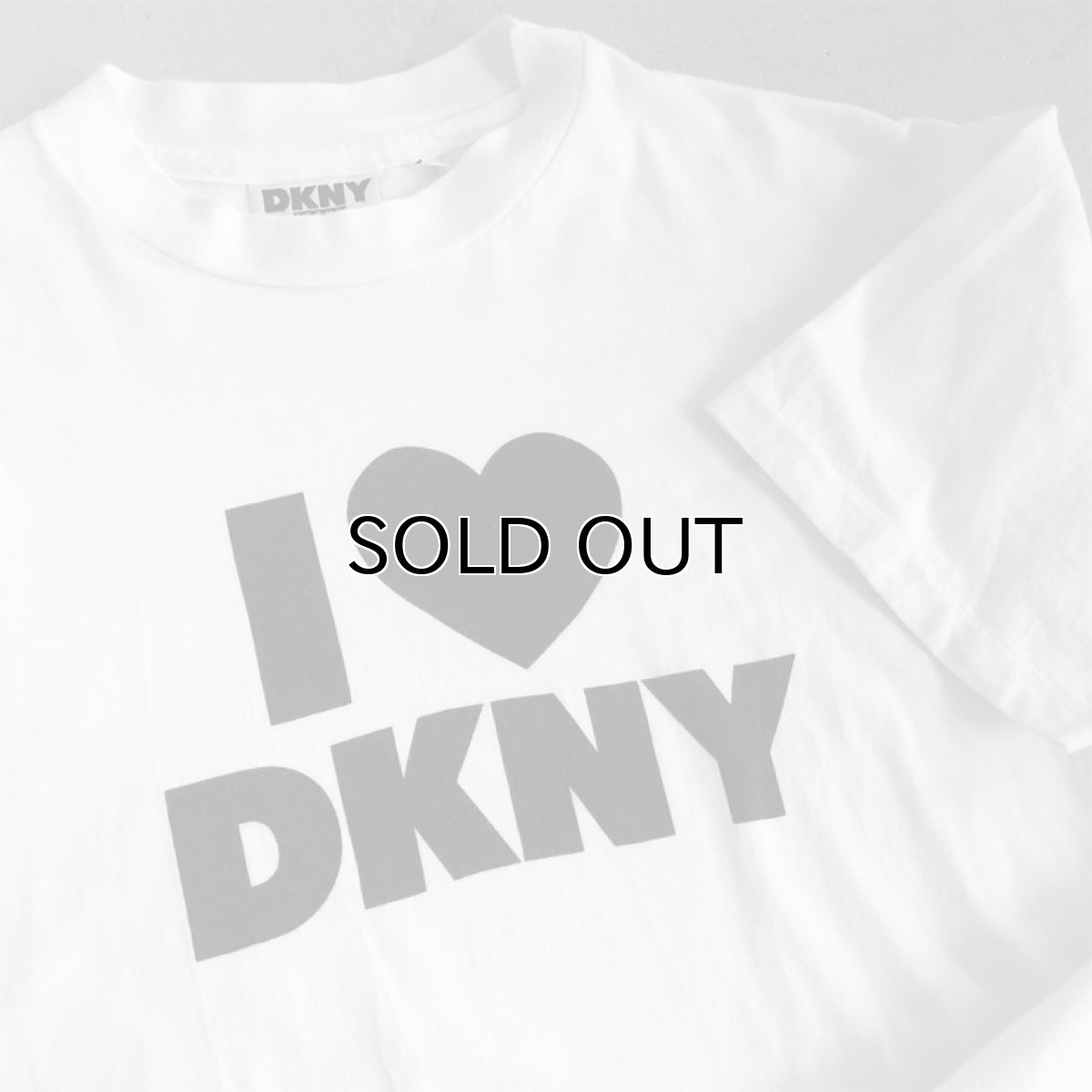画像5: 1990's "DKNY JEANS" Print T-Shirt　WHITE/BLACK　size L (5)