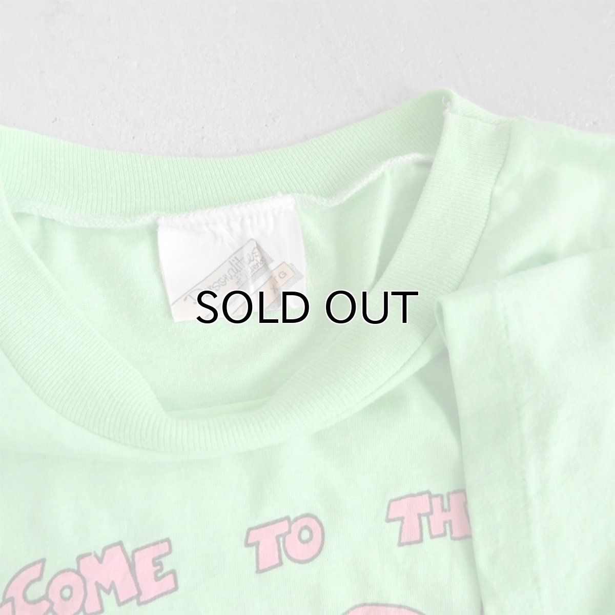 画像3: 1990's "FROSH WEEK 90" Print T-Shirt　YELLOW GREEN　size L-XL (3)