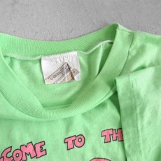 画像3: 1990's "FROSH WEEK 90" Print T-Shirt　YELLOW GREEN　size L-XL (3)
