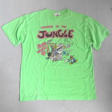 画像1: 1990's "FROSH WEEK 90" Print T-Shirt　YELLOW GREEN　size L-XL (1)