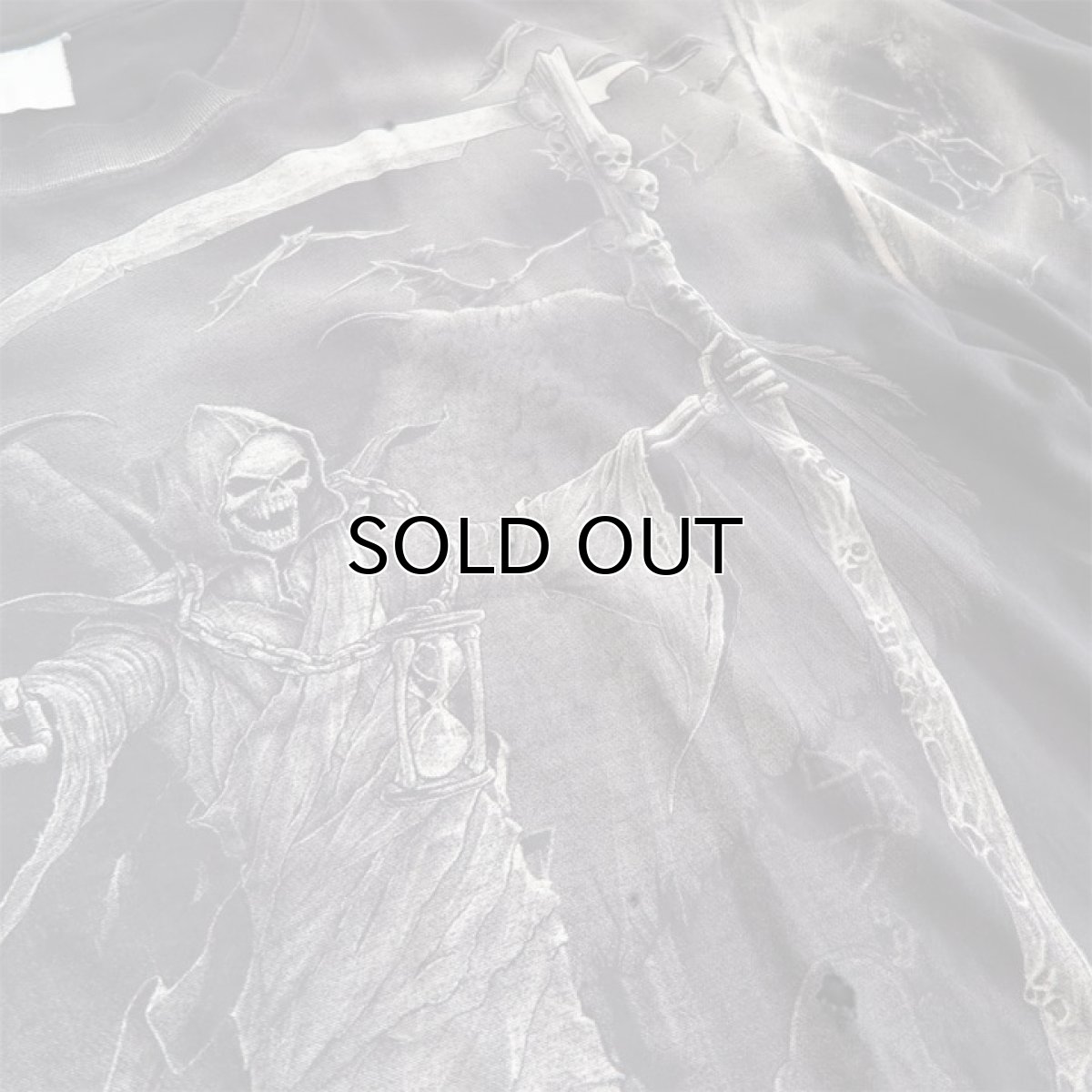 画像7: ~1990's "Grim Reaper" All Over Print T-Shirt　 BLACK　size XXL (7)