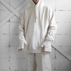 画像10: Riprap "Half Reverse Grove Sleeve Hoodie" -Cotton Loopwheel-  　color OATMEAL　size X-LARGE (10)