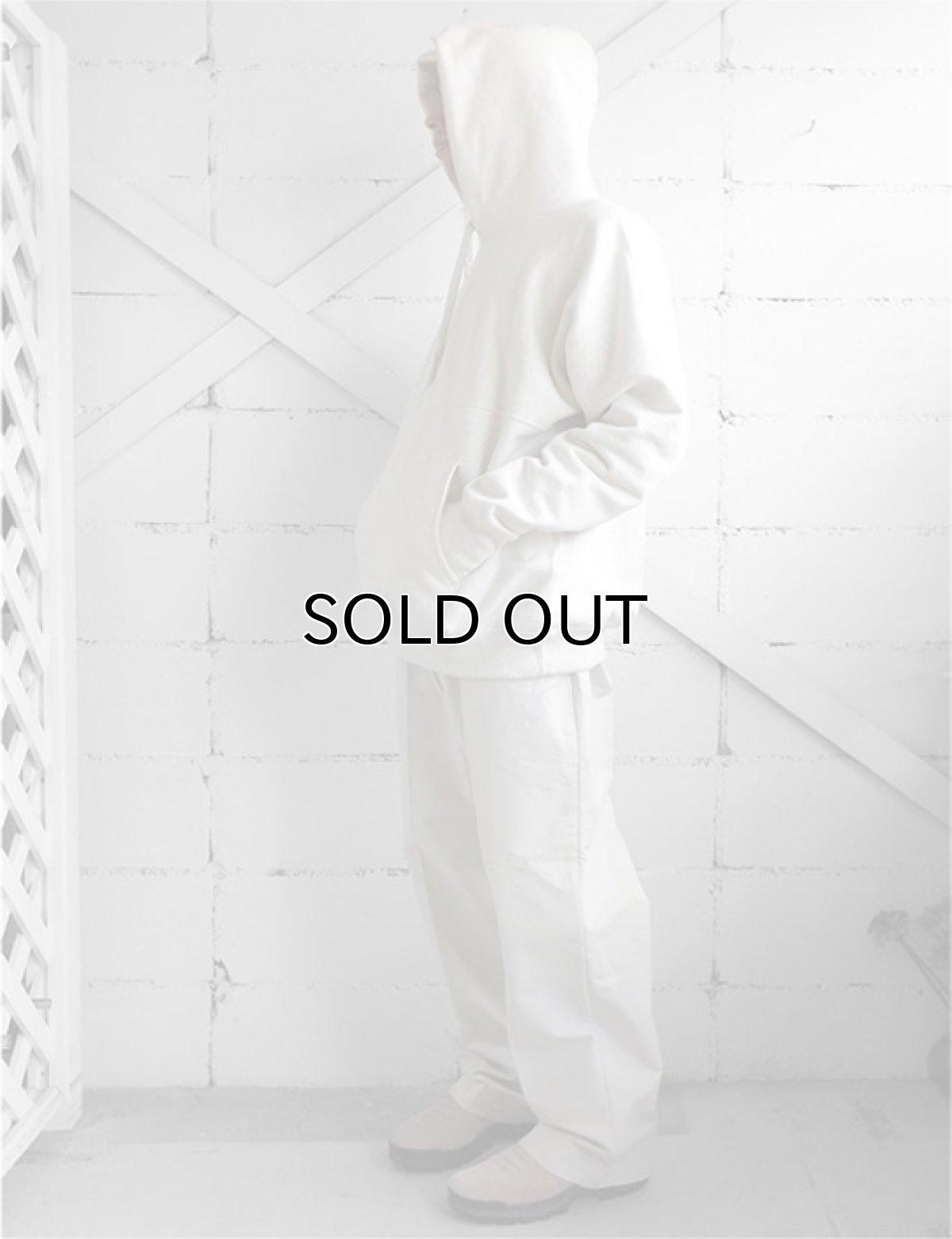 画像11: Riprap "Half Reverse Grove Sleeve Hoodie" -Cotton Loopwheel-  　color OATMEAL　size X-LARGE (11)