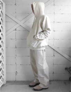 画像11: Riprap "Half Reverse Grove Sleeve Hoodie" -Cotton Loopwheel-  　color OATMEAL　size X-LARGE (11)