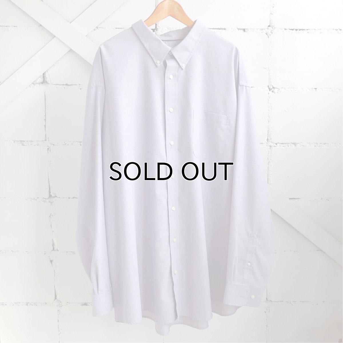 画像3: "ST. JOHN'S BAY" L/S Big Shirt　LAVENDER　size 4XL (3)