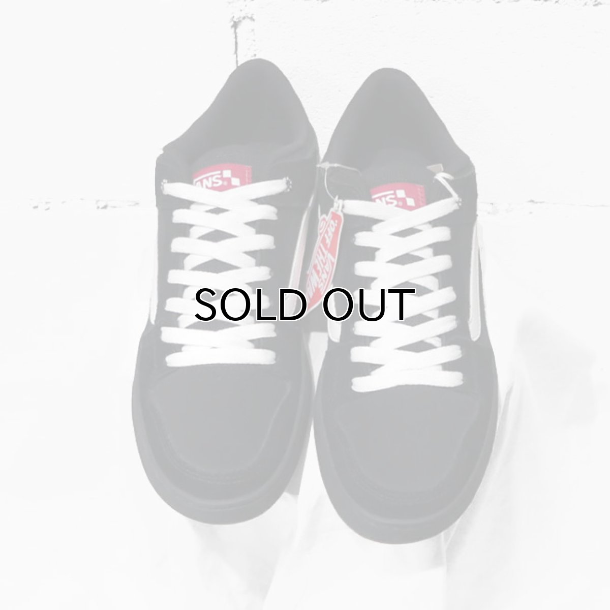 画像3: NEW VANS  Suede/Synthetic Skate Shoes　BLACK/WHITE　size US 9~13 (3)