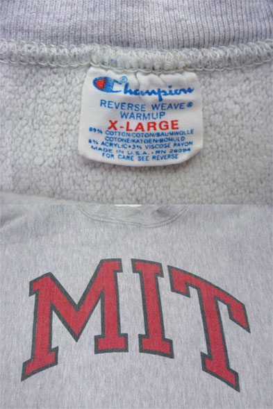 90’s Champion Reverse Weave M.I.T スウェット