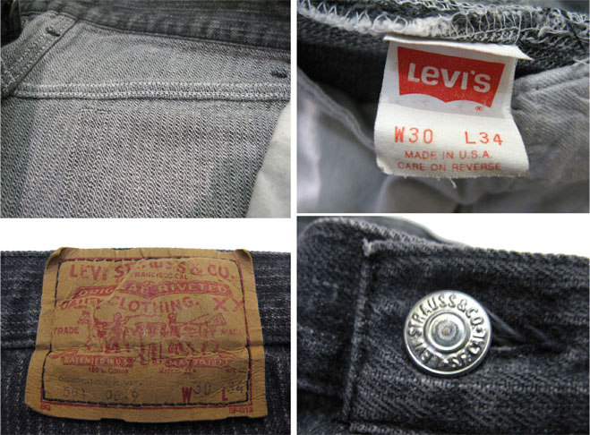 LEVI'S　ストライプ　パンツ　34インチ