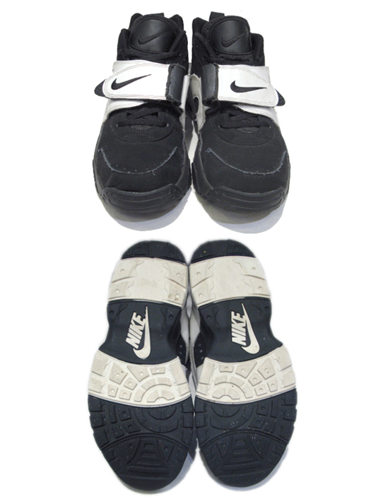 black nike velcro shoes