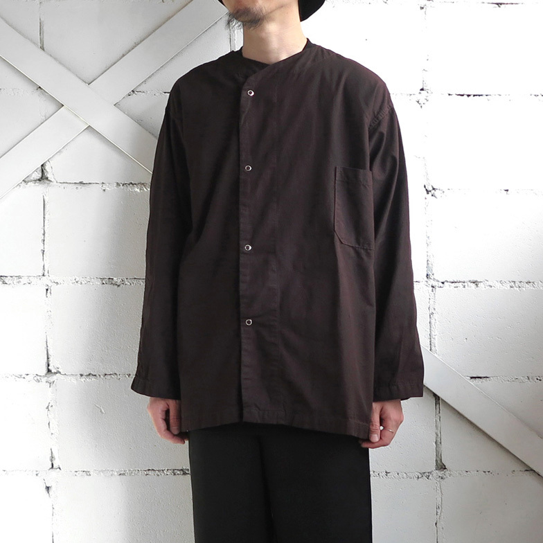 L'Appartement Pajama SHIRT ネイビーパジャマシャツ