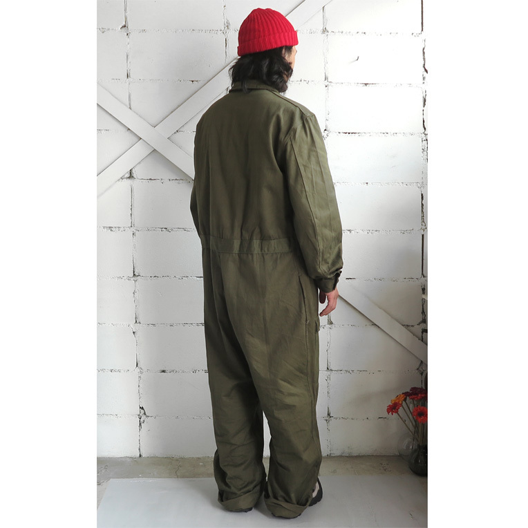 French army mechanic jumpsuits オールインワン