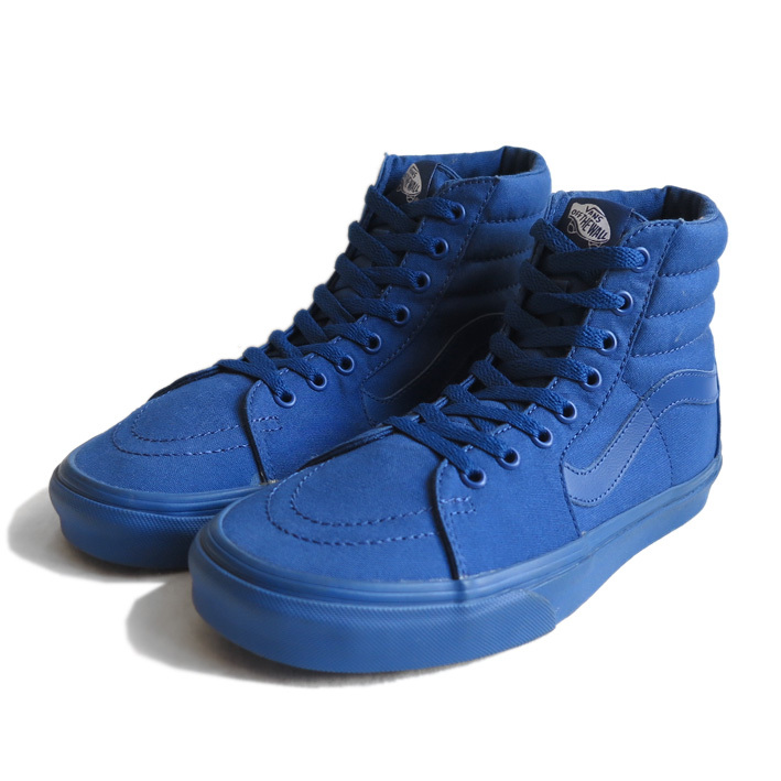画像1: NEW VANS "SK8-HI" Canvas Skate Shoes　BLUE　size US 9, 10 (1)