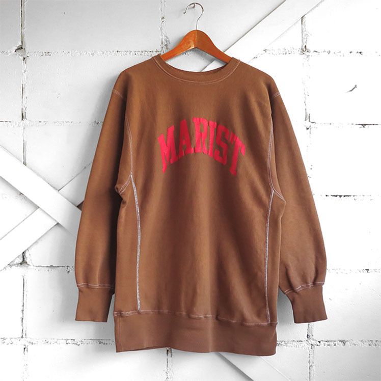 CHAMPION REVERSE WEAVE SWEAT BROWN